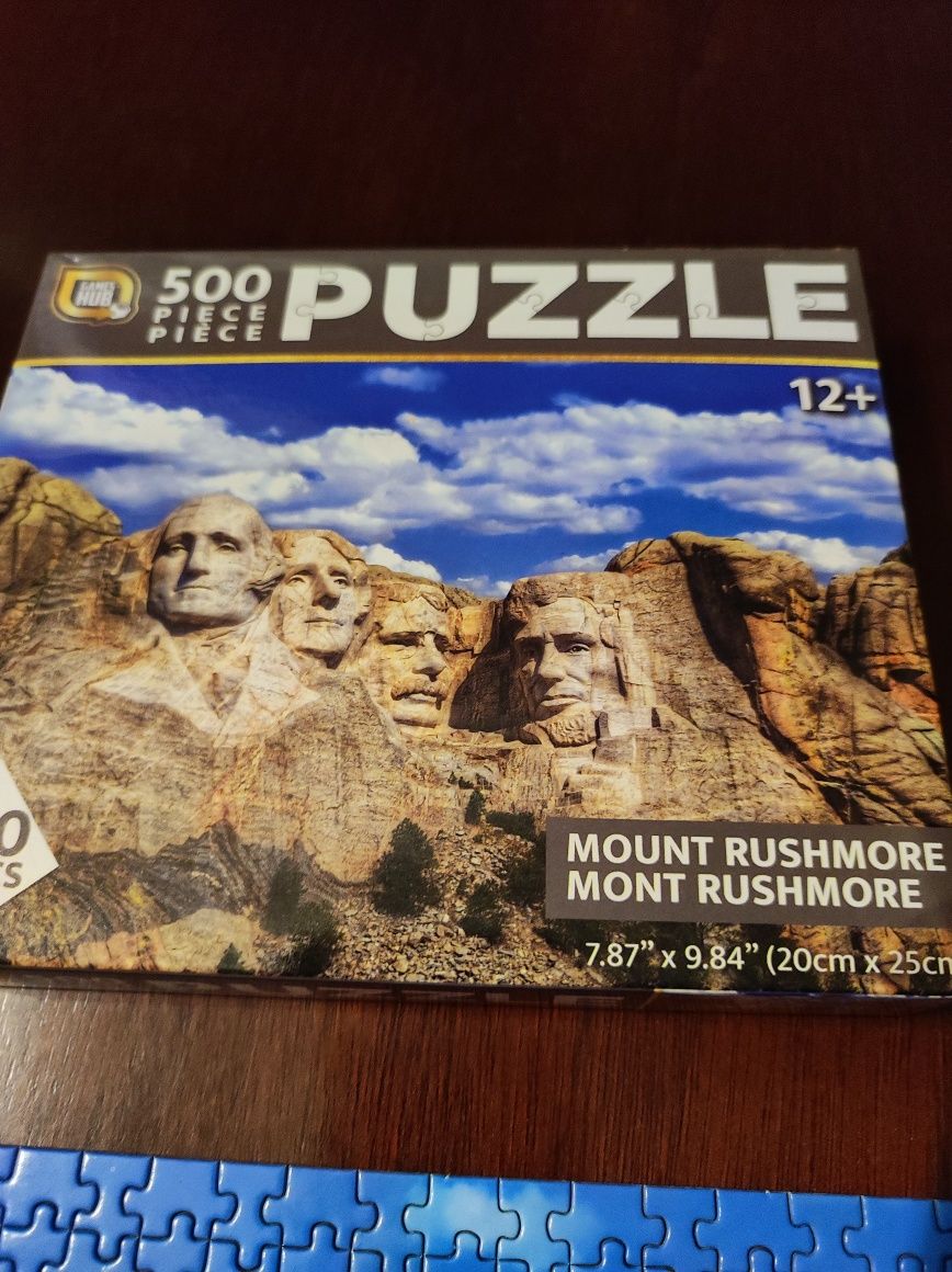 Puzzle 500 Mount Rushmore stan idealny