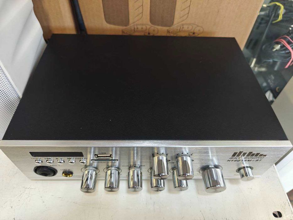 Трансляционный усилитель SKY SOUND HY-601MB+BT+SKY SOUND PM-2401W/TW