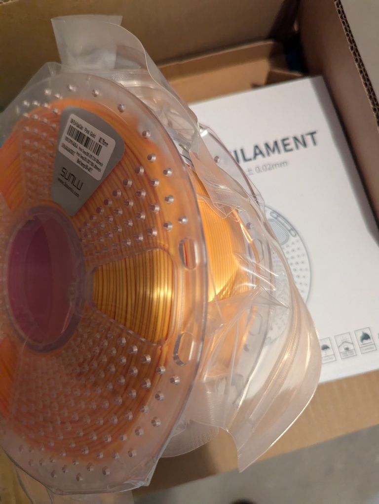 SUNLU, Kingroon, Jayo PLA;  PLA SILK 1/2/3 - Colors. PLA CF Carbon