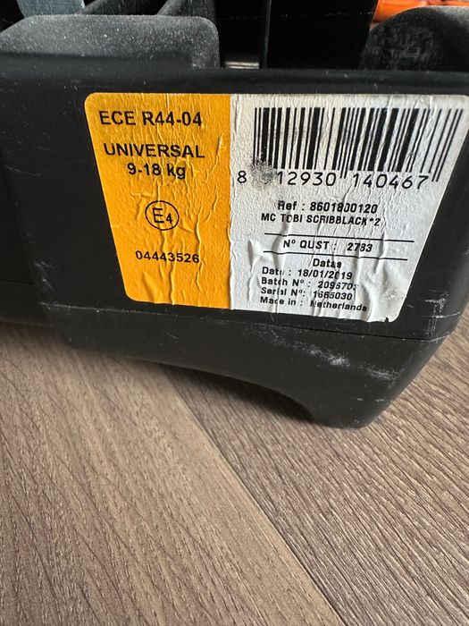 Автокрісло дитяче 9-18 кг Maxi Cosi