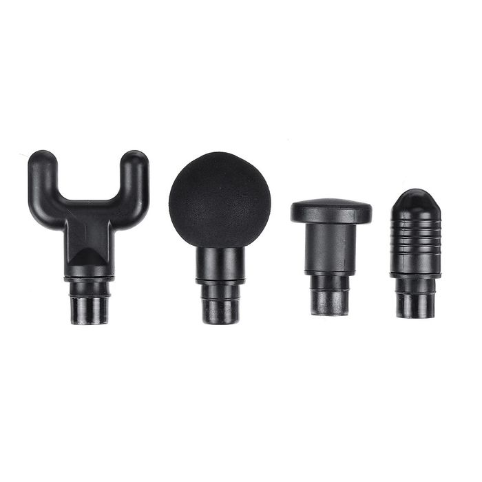 Pistola Massagem MassageGun Profissional 4 cabeças 2500mAh silenciador