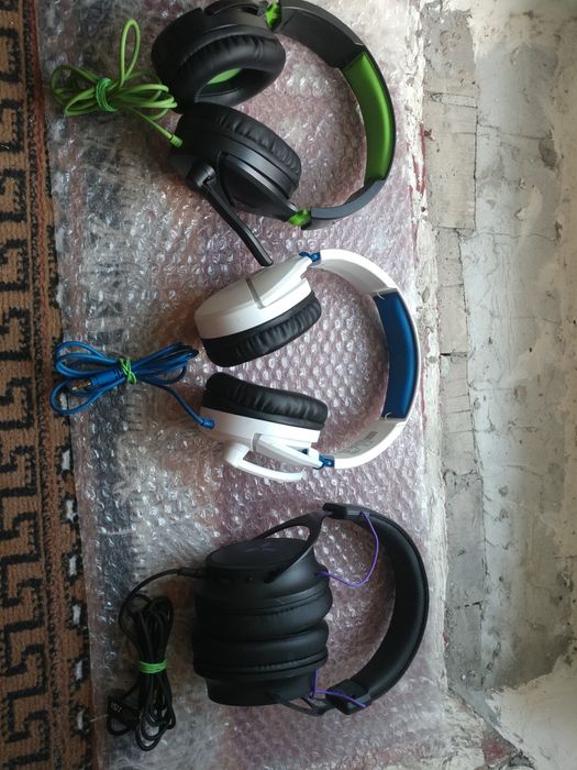 Ігрові навушники isy 2000 та turtle recon 70p, ціна за 1шт