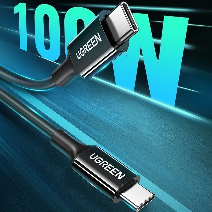 Kabel Ugreen US300 USB-C 5A 2M Czarny - Szybki Transfer Danych