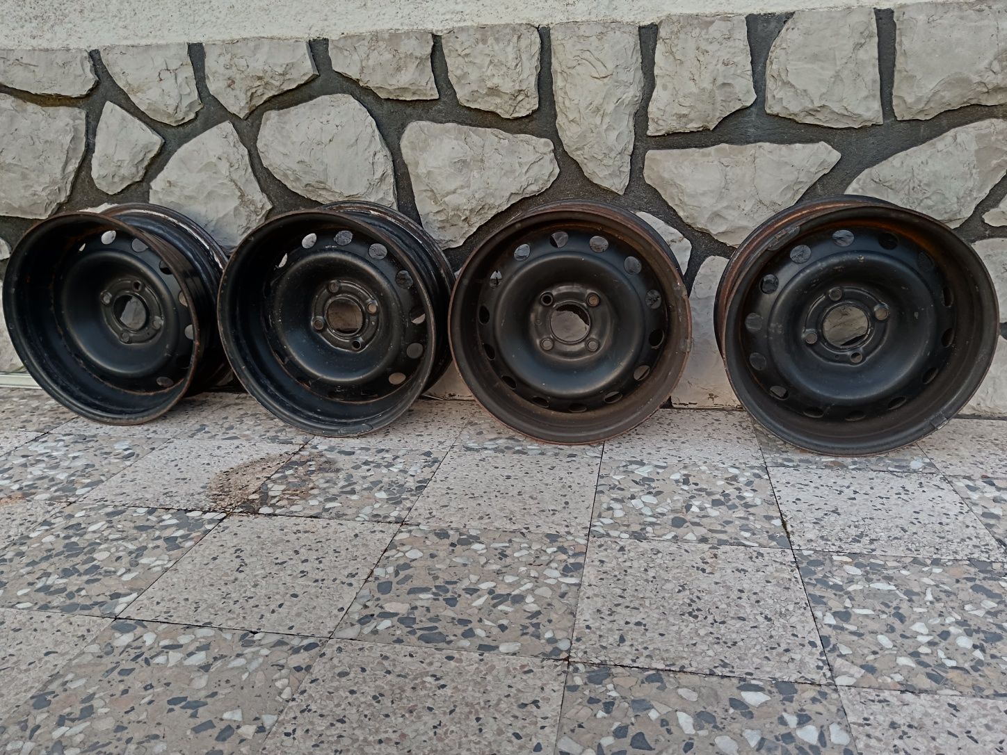 Jantes de ferro alargadas 14, 4x108