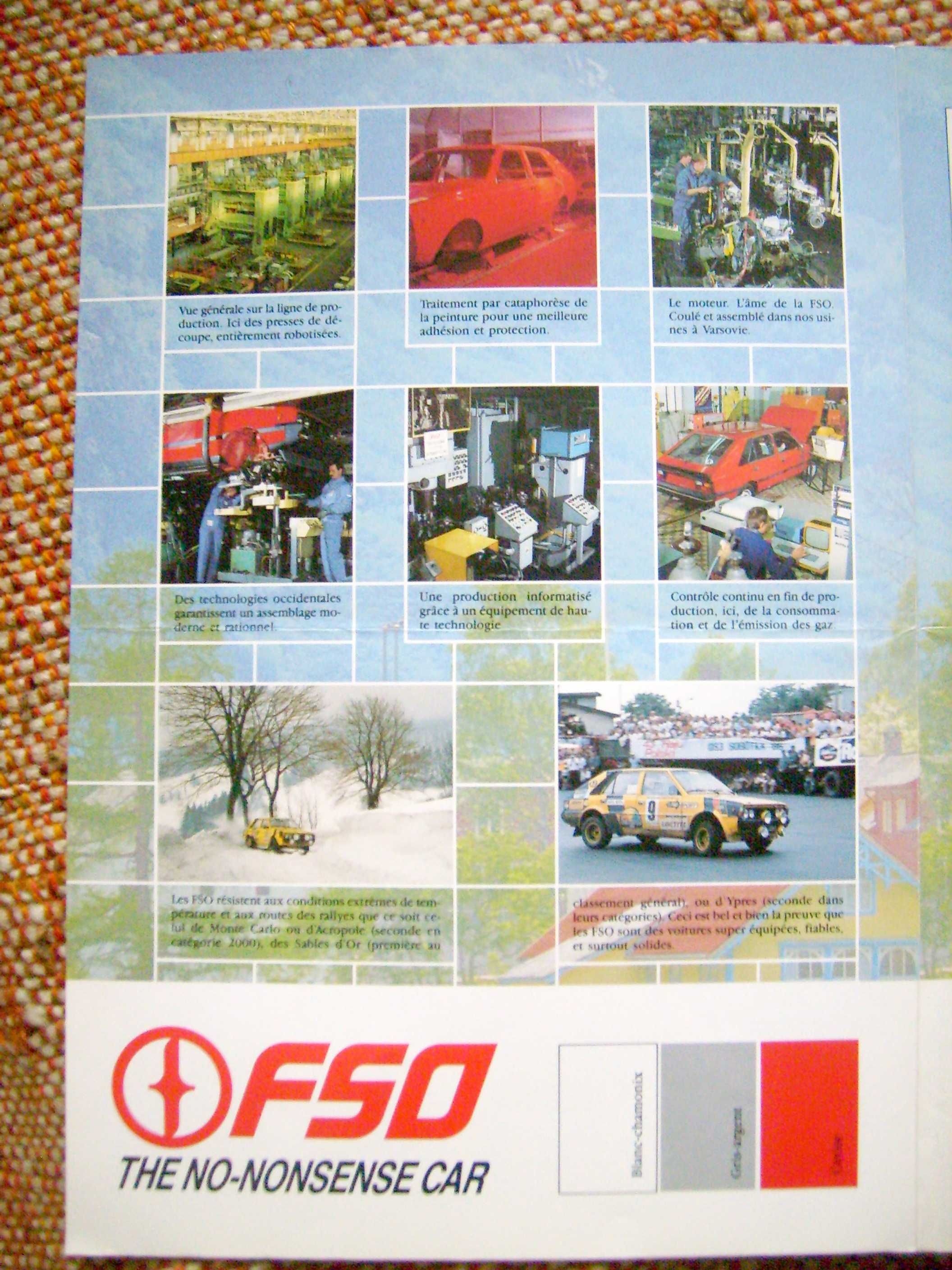 FSO Polonez Prima / Amplia (1.3/1.5/1.6) prospekt Francja, stan BDB-