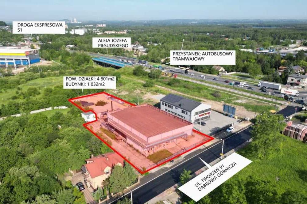 Budynek usługowo‑magazynowy w Dąbrowie Górniczej – OKAZYJNA CENA!