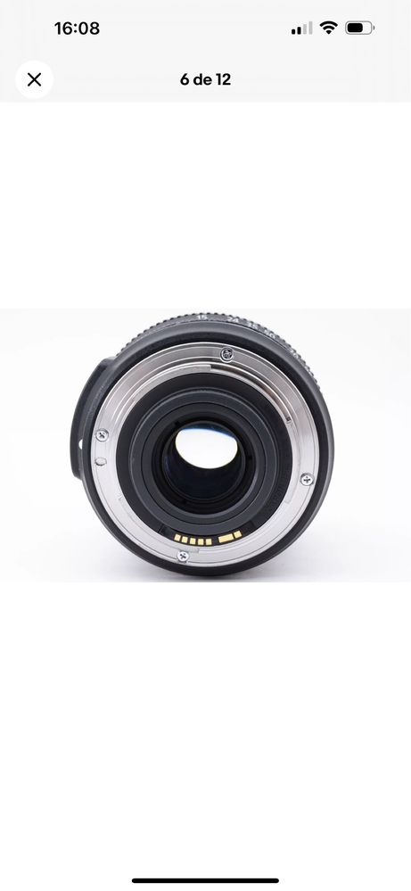 Objetiva Canon zoom lens ef-s 15-85mm