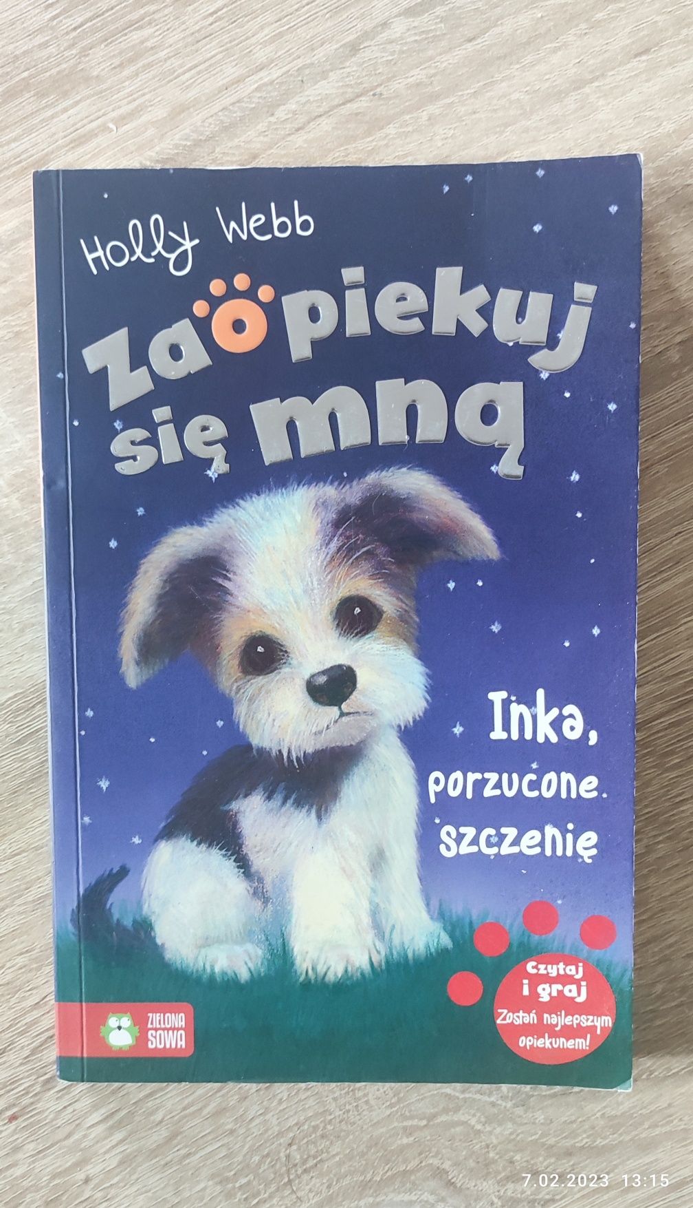 Holly Webb Zaopiekuj się mną ,Inka porzucone szczenię