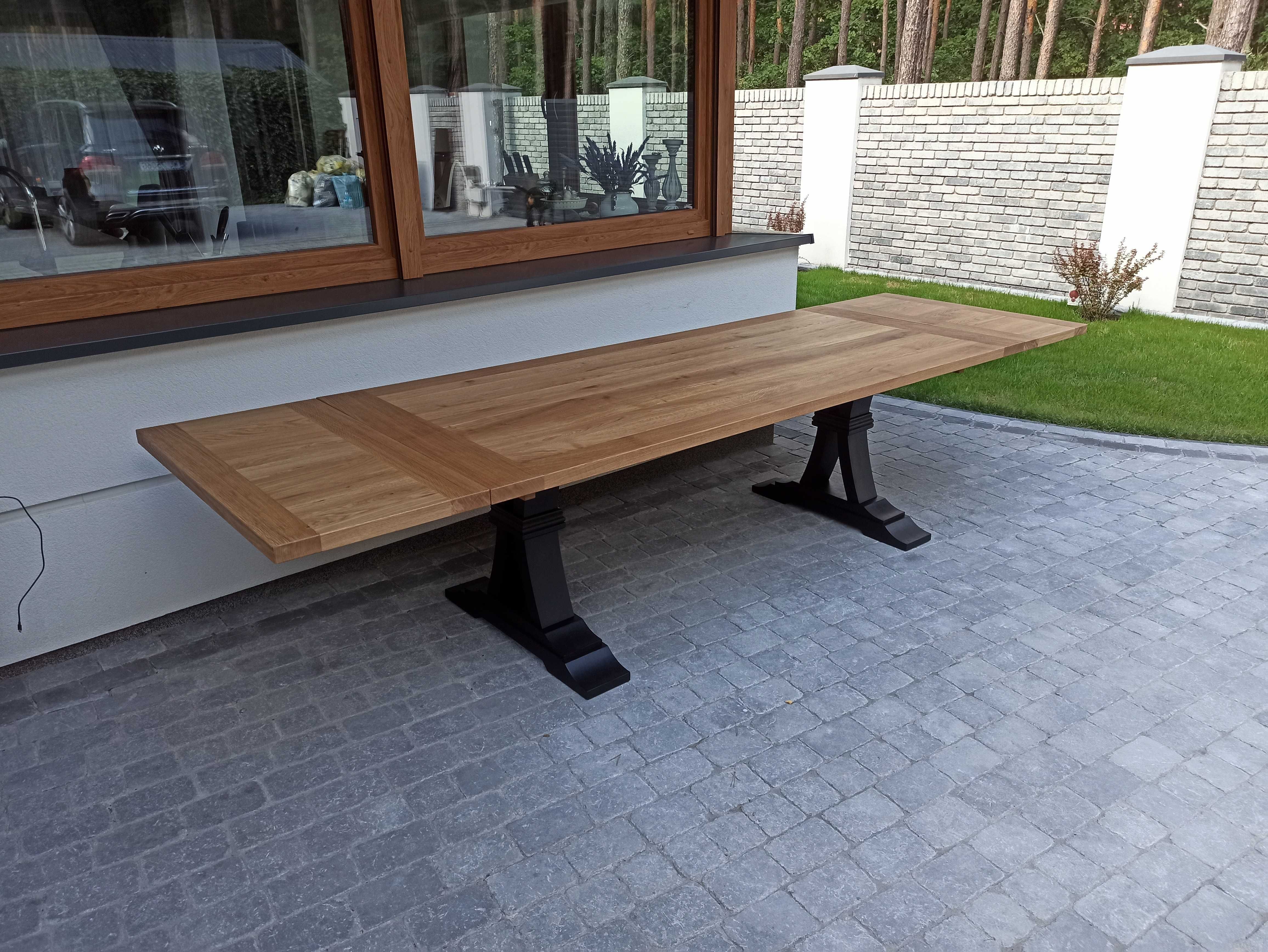 Stół dębowy model Magnat lity dąb