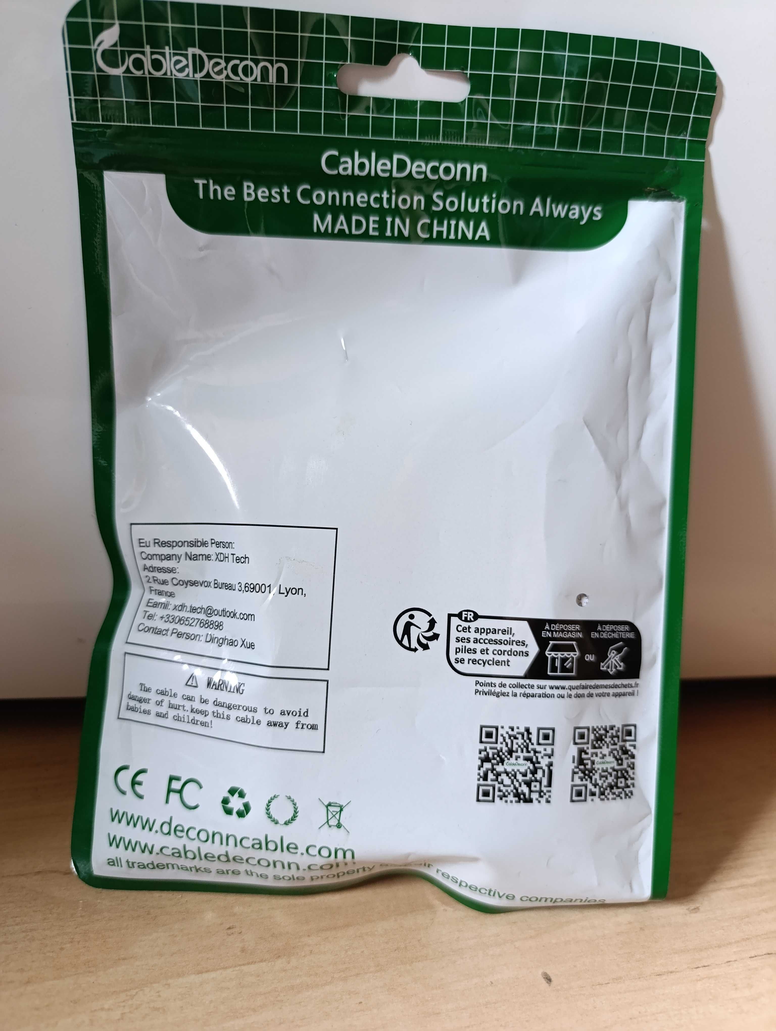 Nowy switch DisplayPort 1.4 CableDeconn przełącznik DP 2w1 1w2