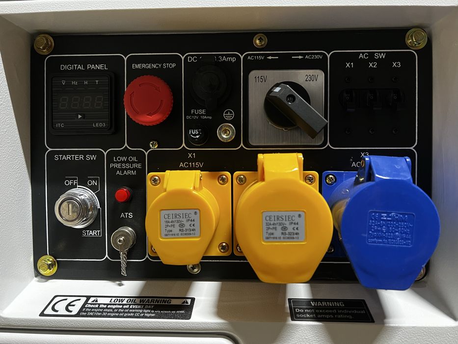 Дизельний генератор Hyundai DHY 6000SE у наявності. Новий.