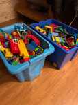 Lego duplo 2 duże pojemniki