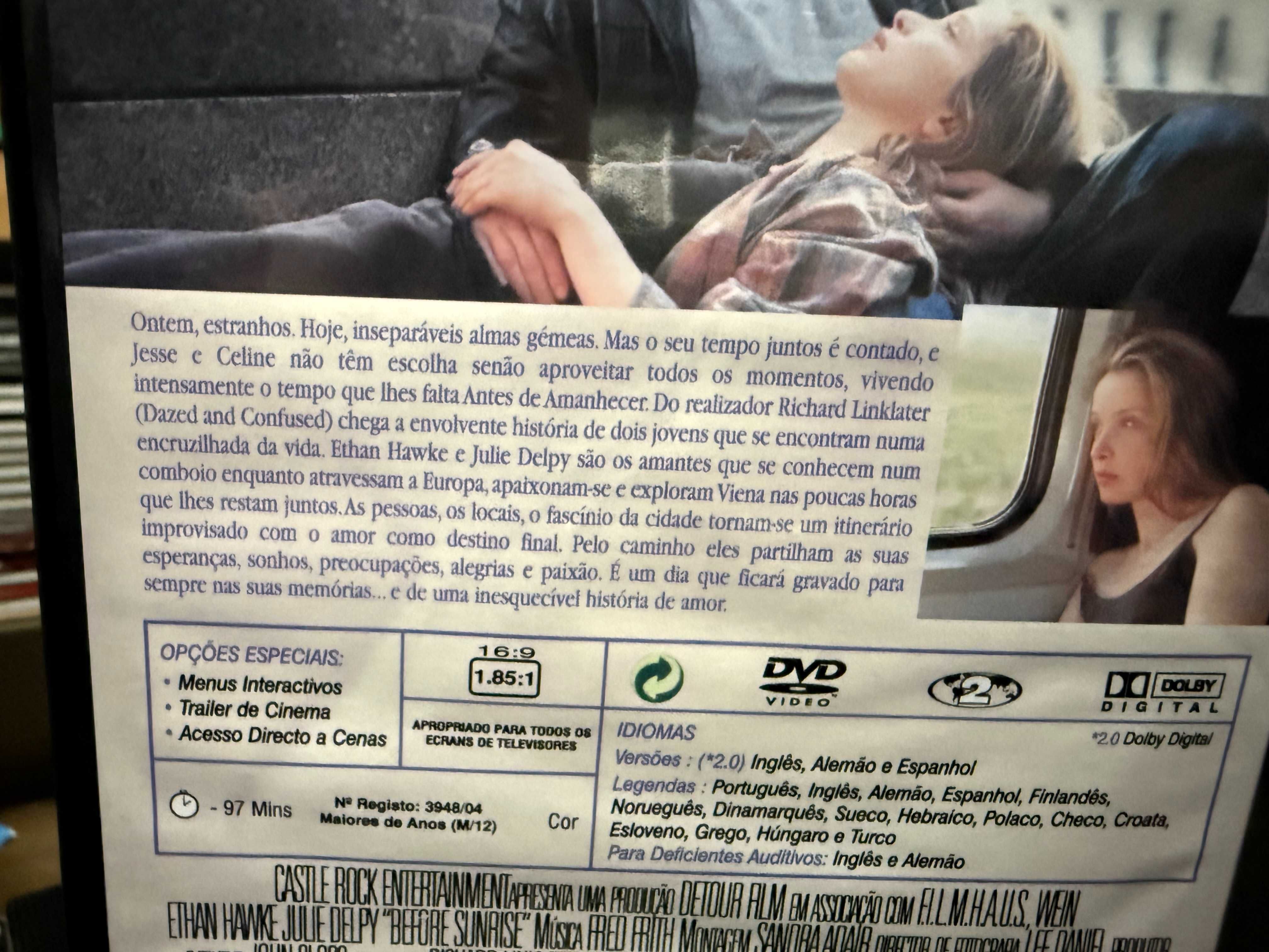 Richard Linklater – Before Sunrise (Antes de Amanhecer)