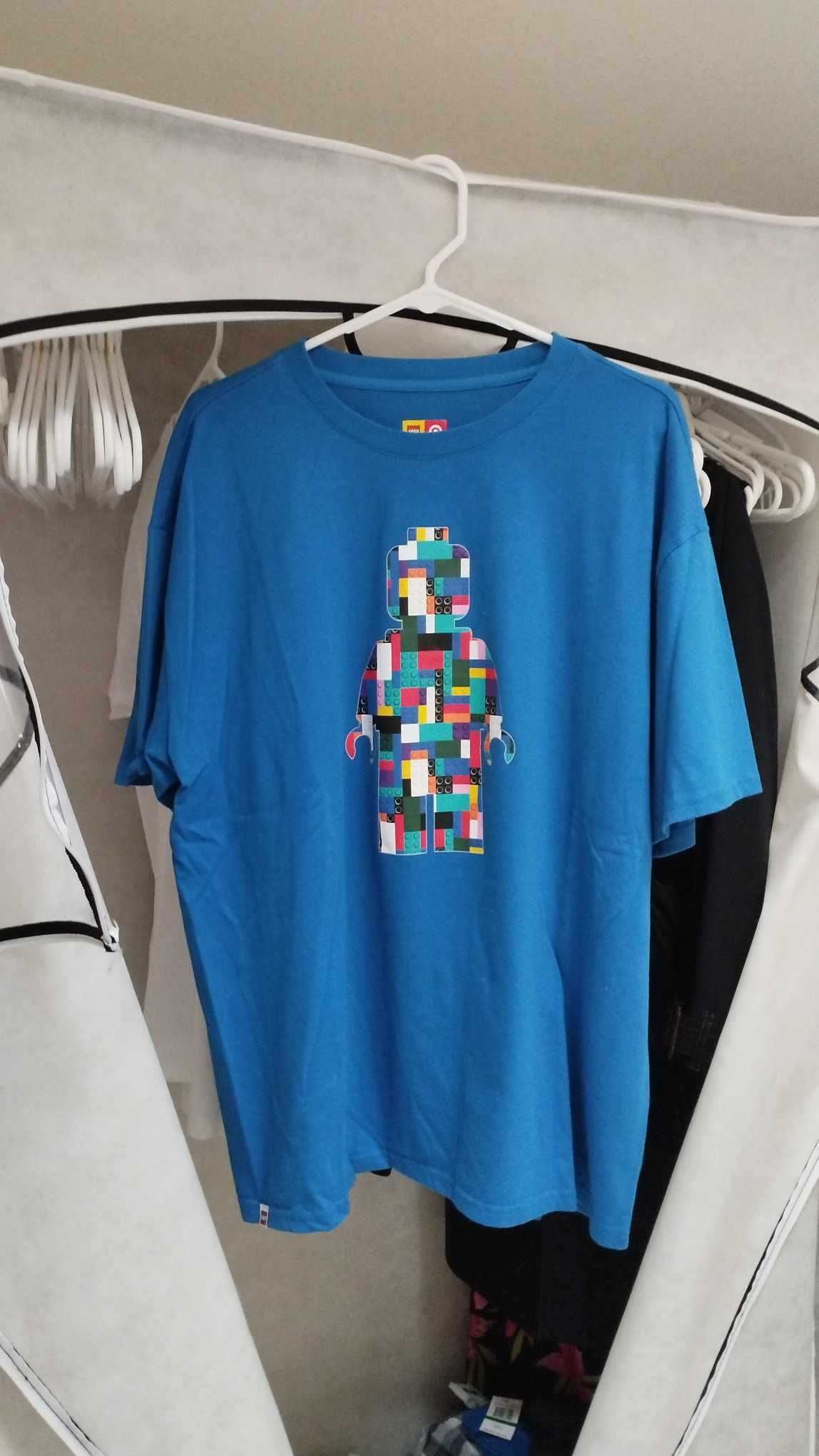 T-Shirt Azul com boneco inónico da LEGO (Target) - XL (NOVA)