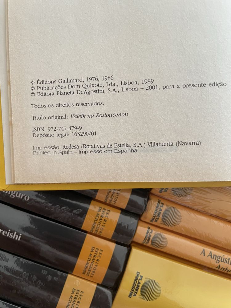 Livros Coleção Escritores Estrangeiros da Actualidade