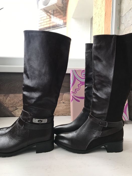 Нові сапожки осінні,6 моделей натуральна шкіра 37розмір