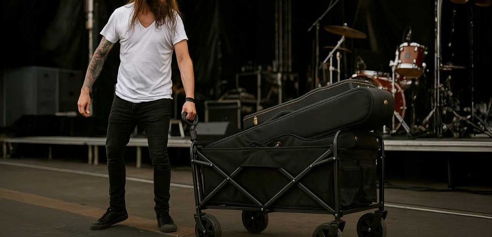 2w1 XXL 100kg Wózek Turystyczny Wędkarski Plażowy Transportowy +GRATIS