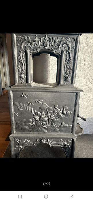 Piec żeliwny norweski Ulefos nr. 179 model 1766.