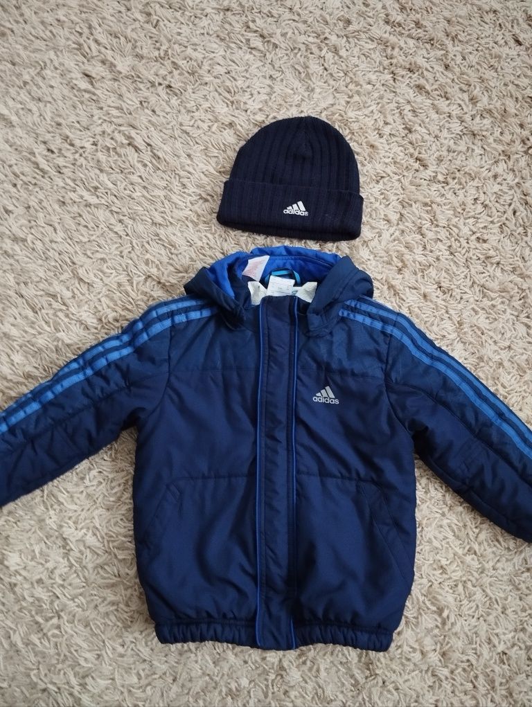 Kurtka zima jesień wiosna Adidas roz 104