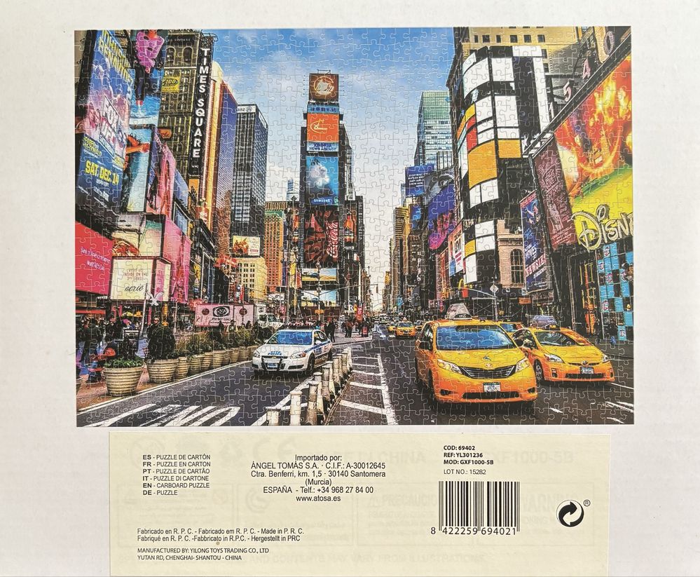 Puzzle Times Square 1000 pcs