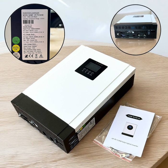 гібридний інвертор hp-pv 3.6kw та 5.6кw