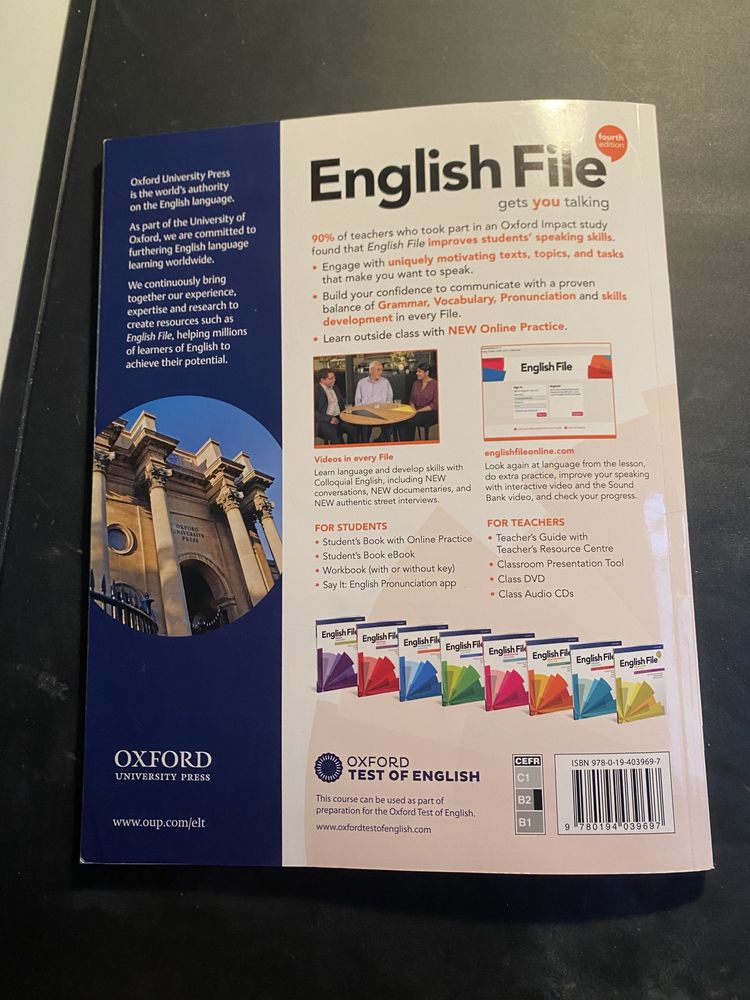 Podręcznik English File fourth edition, upper-intermediate