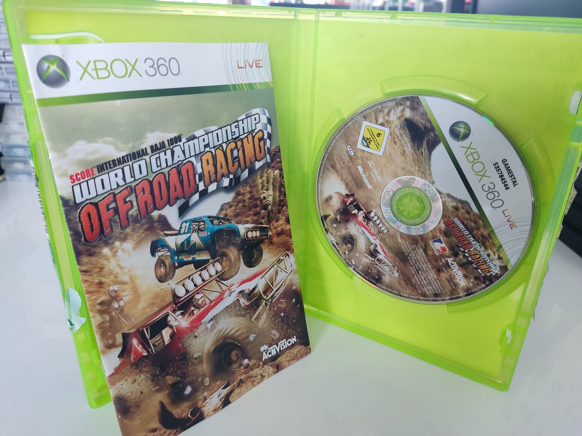 World Championship Off-road Racing *okładka i manual* Xbox 360