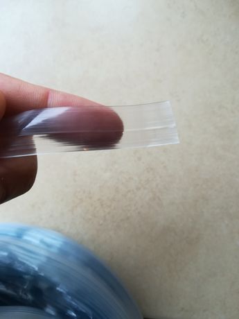 Fita silicone transparente protecção cana.