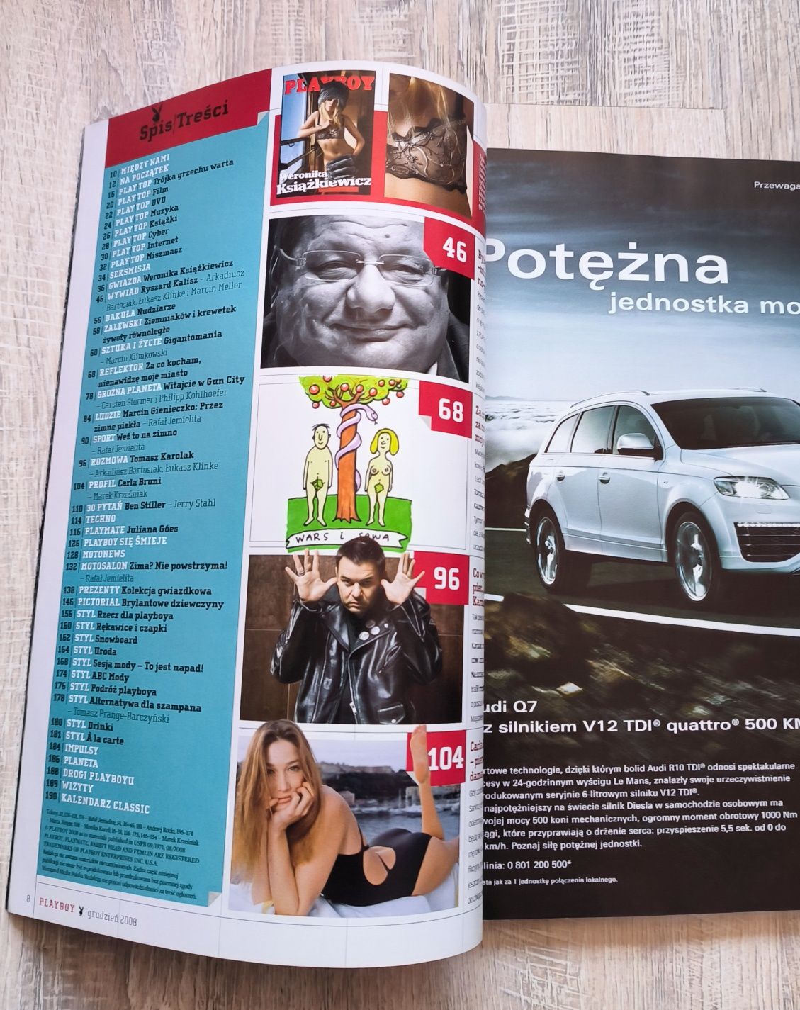 Playboy nr 192 grudzień 2008 stan idealny