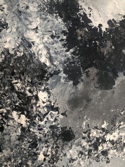 Abstrakcja. Obraz ręcznie malowany na płótnie 41x33