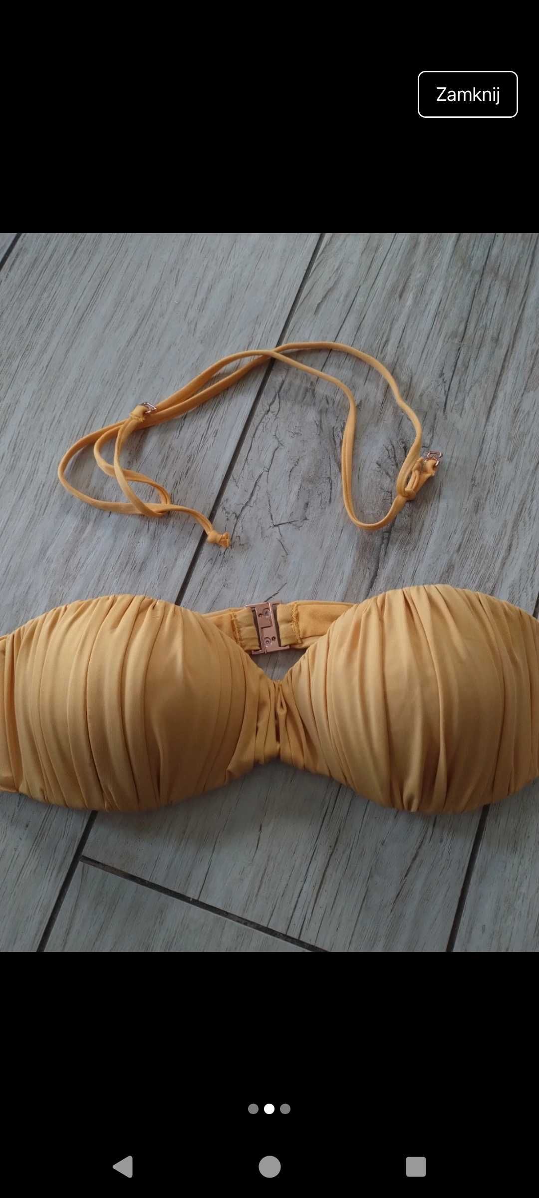 Musztardowy góra od stroju H&M 38