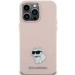 Etui Karl Lagerfeld Silicone Choupette Metal Pin na iPhone 15 Plus / 1