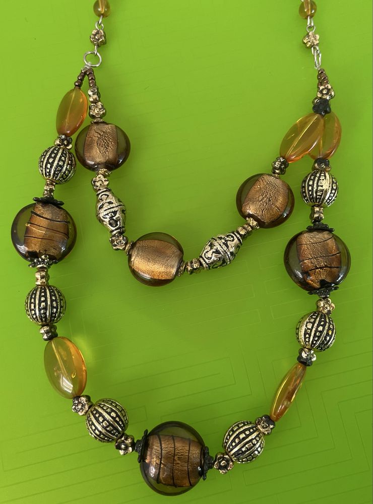 Conjunto de colar e brincos