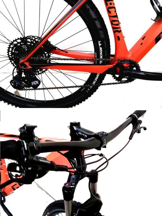 JF-Bikes Bicicletas Carbono M 12v Ghost Lector/Coluer poison