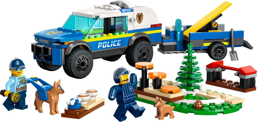 Конструктор LEGO City Мобільний майданчик для дресування (60369) Лего