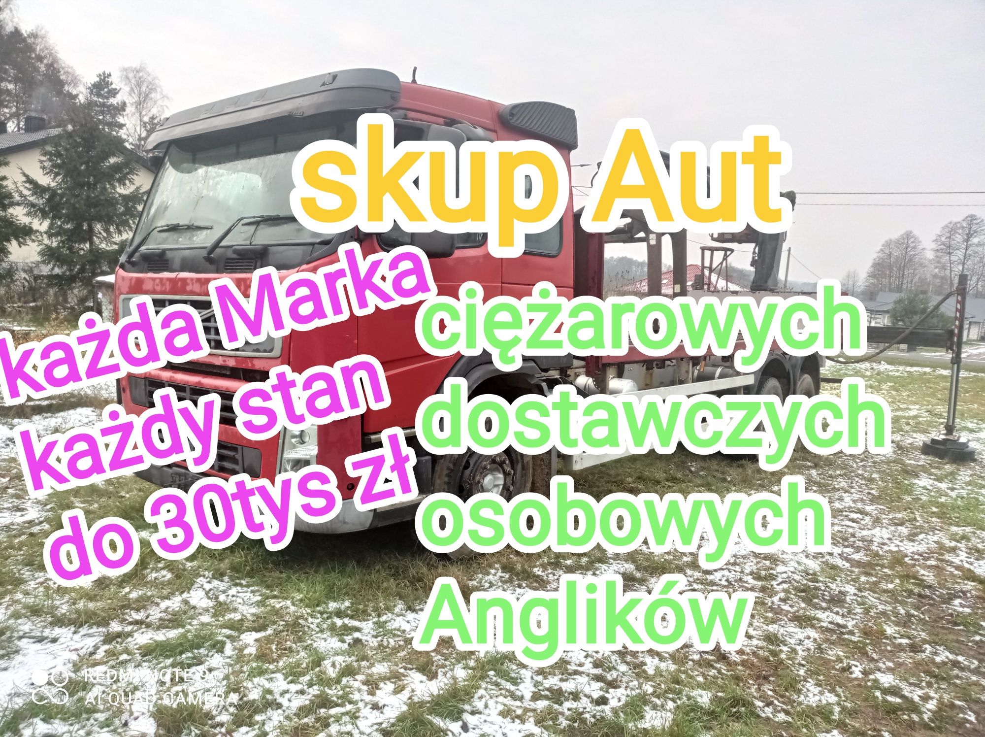 Skup Anglików aut motocykli quadów ciągników koparek busów