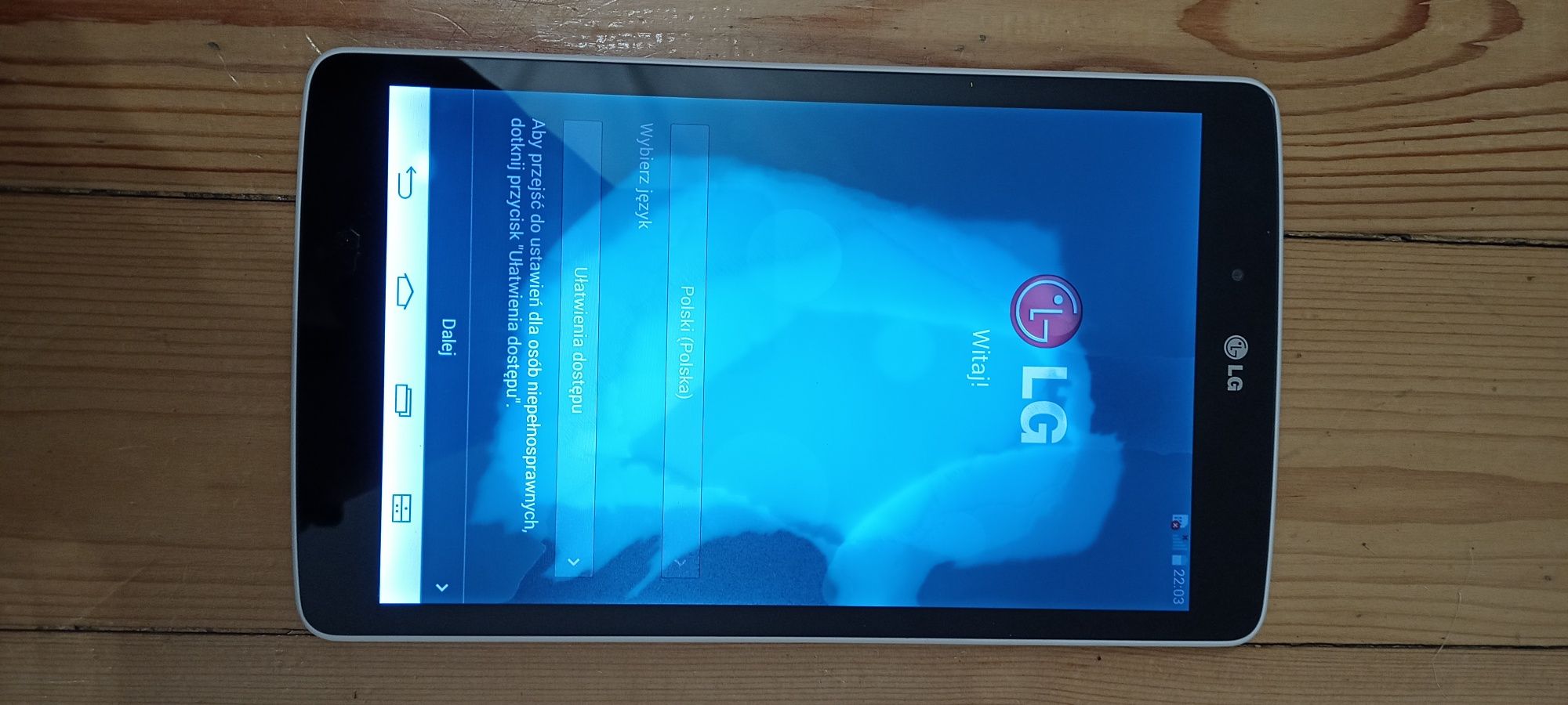 Tablet LG G Pad 8.0 + etui