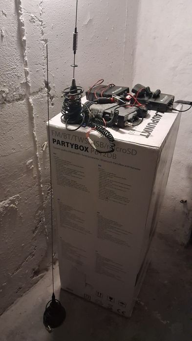 Radio cb President 3 szt antena x2