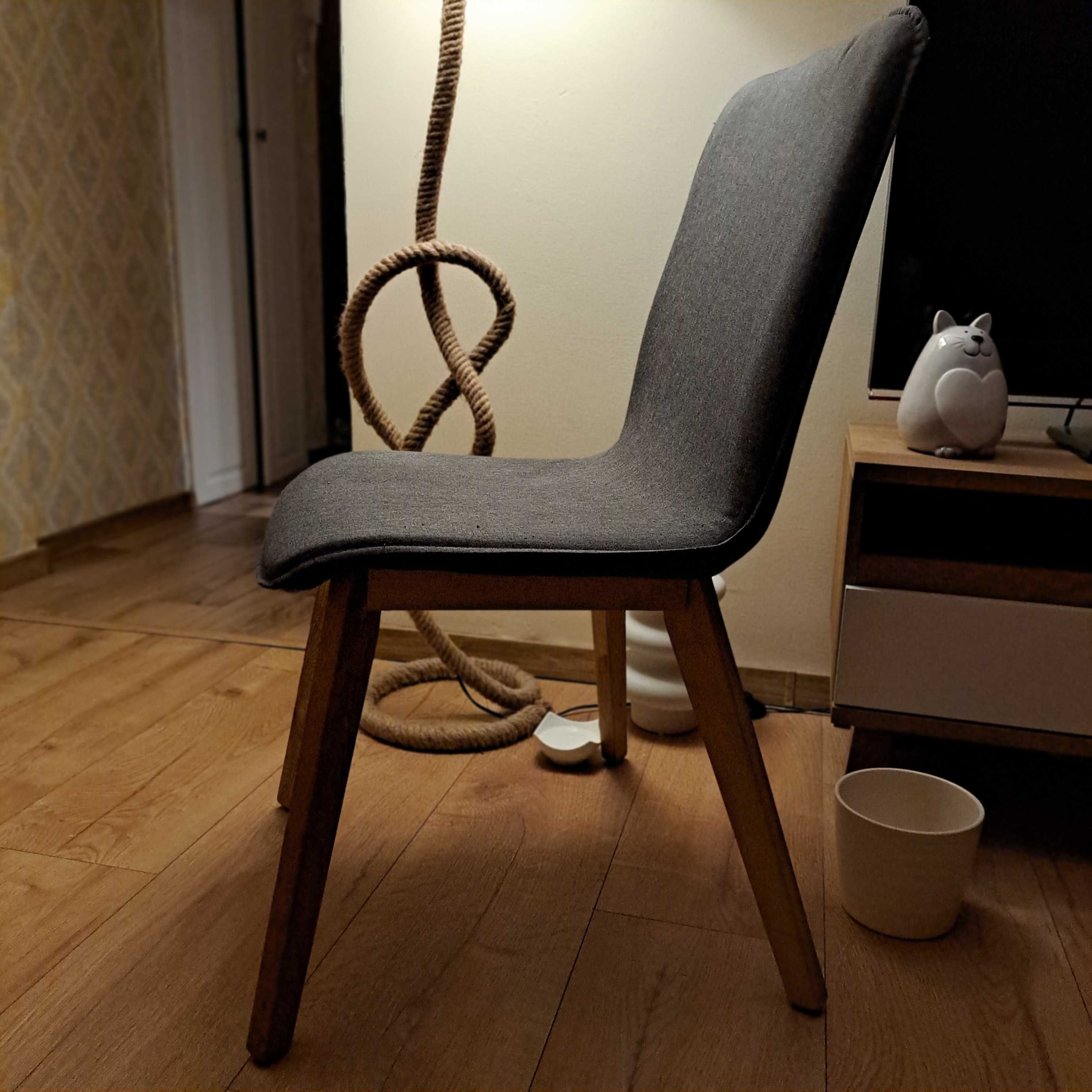 Krzesła skandynawskie szare