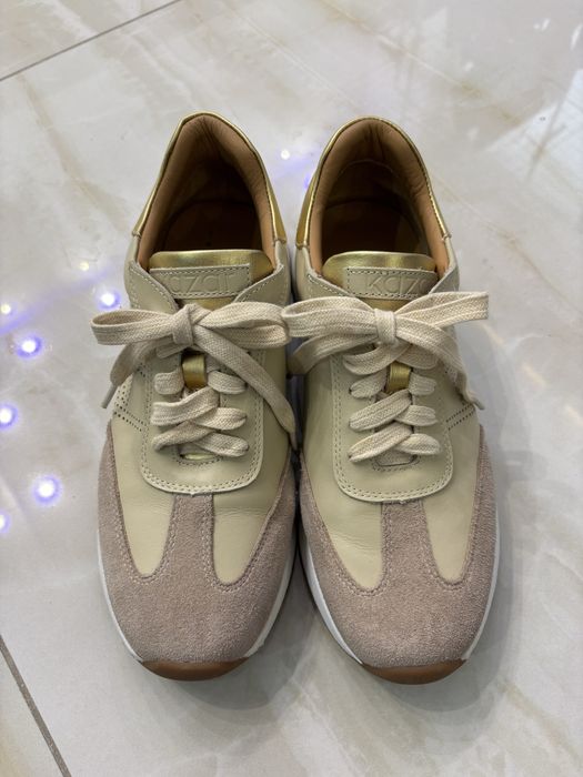 skórzane sneakersy buty sportowe Kazar 38