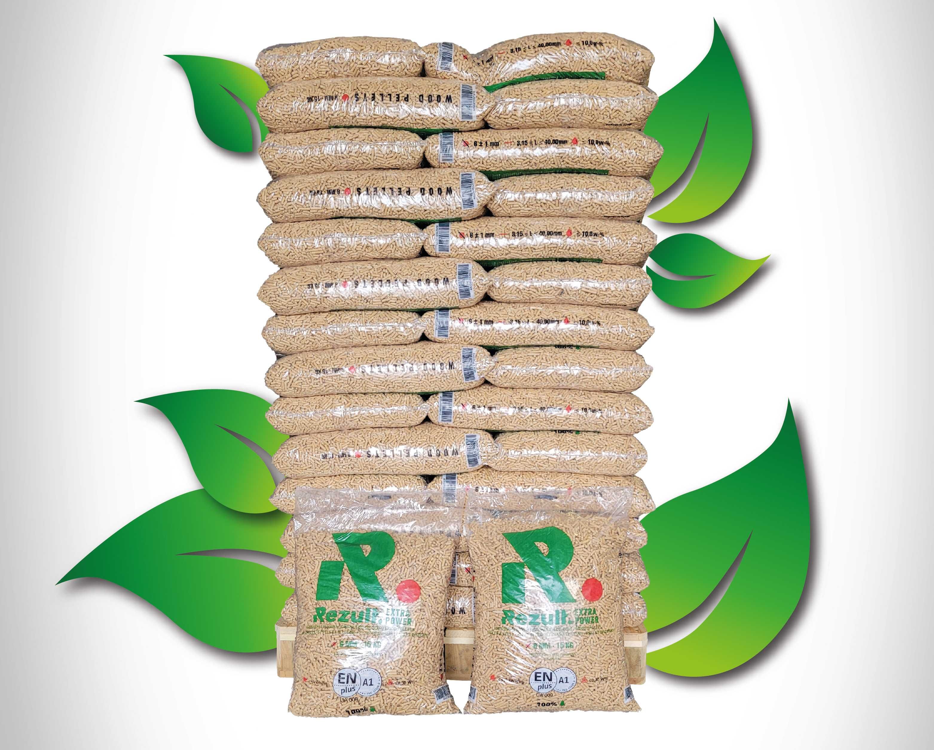 Pellet REZULT A1 ENplus Rurex Barlinek Olczyk Mira Wirex Lava BIO-EKO