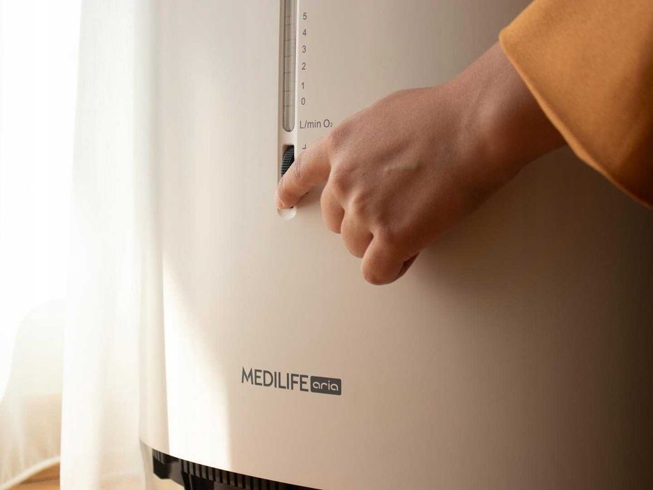 Przenośny koncentrator tlenu Medilife Aria pro 5l 96% ultra cichy