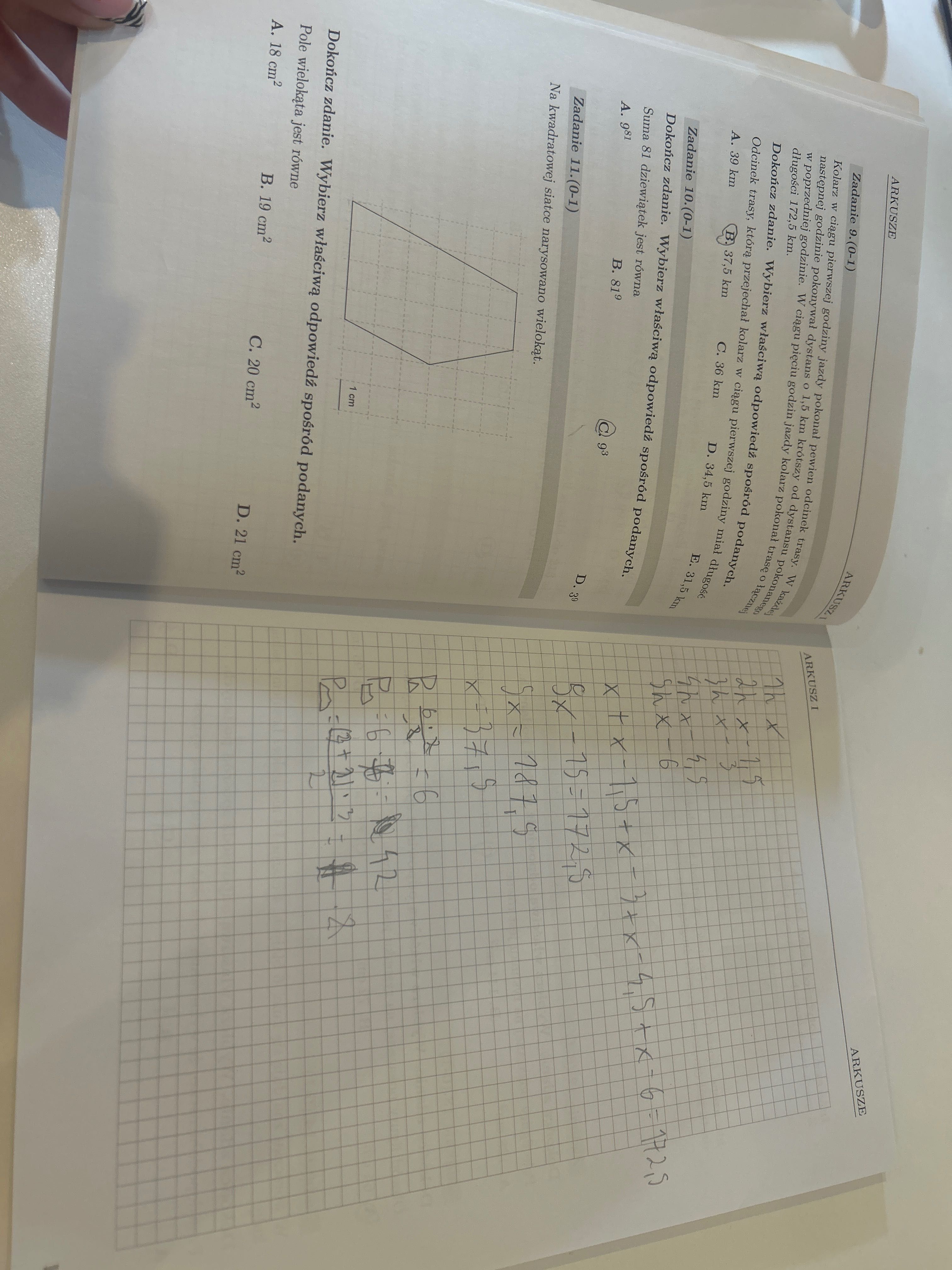 Egzamin ósmoklasisty z matematyki Arkusze próbne poćwicz z nami!