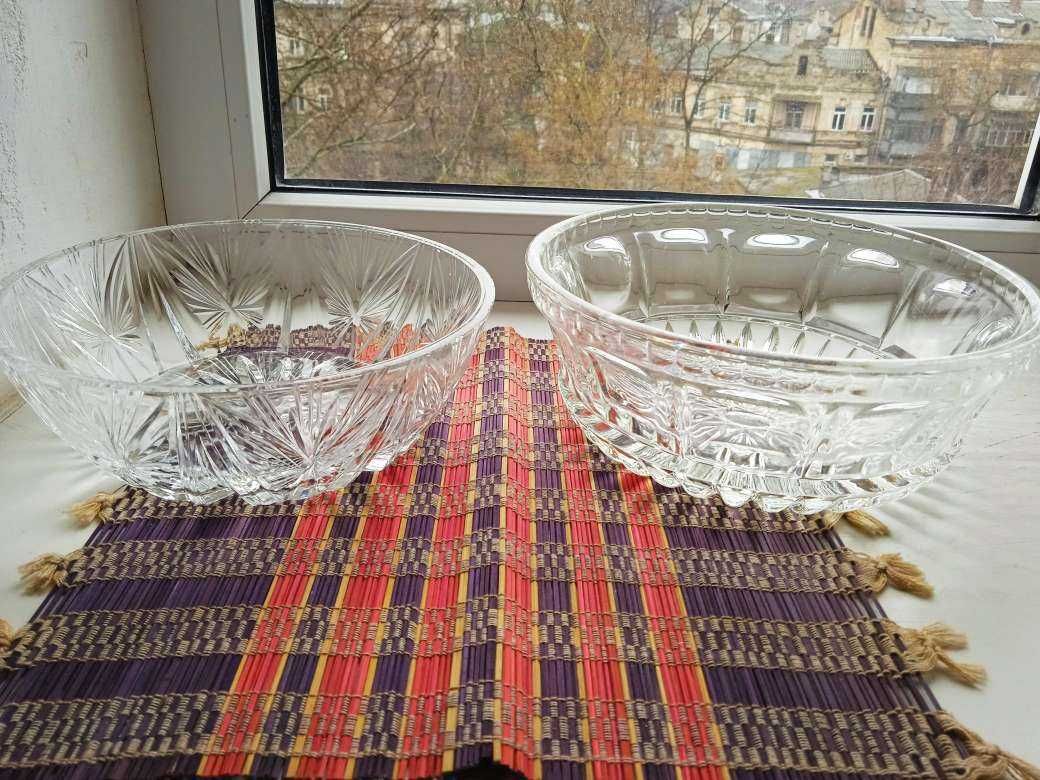 Вазы  хрусталь раритетный.
