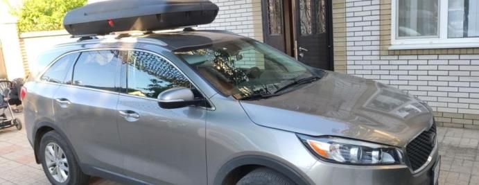 Аэродинамические поперечины на KIA Sportage для боксов