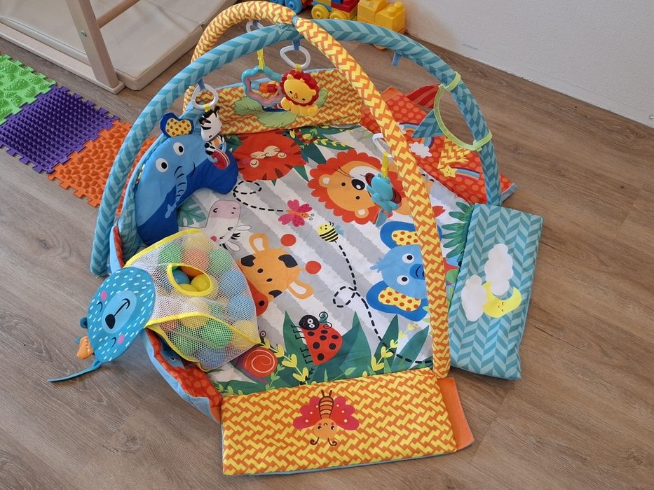 Килимок ігровий з дугами, басейн з кульками для немовля El Camino