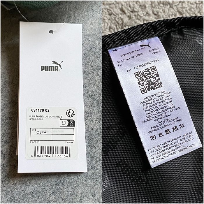 Puma Phase оригінал нова сумка через плече месенджер барсетка бананка