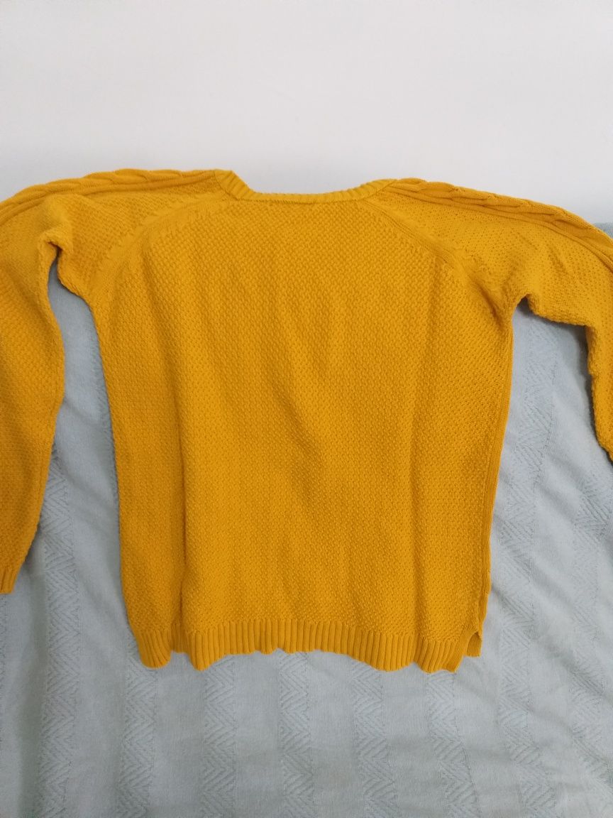 Camisola amarela torrada - stradivarius