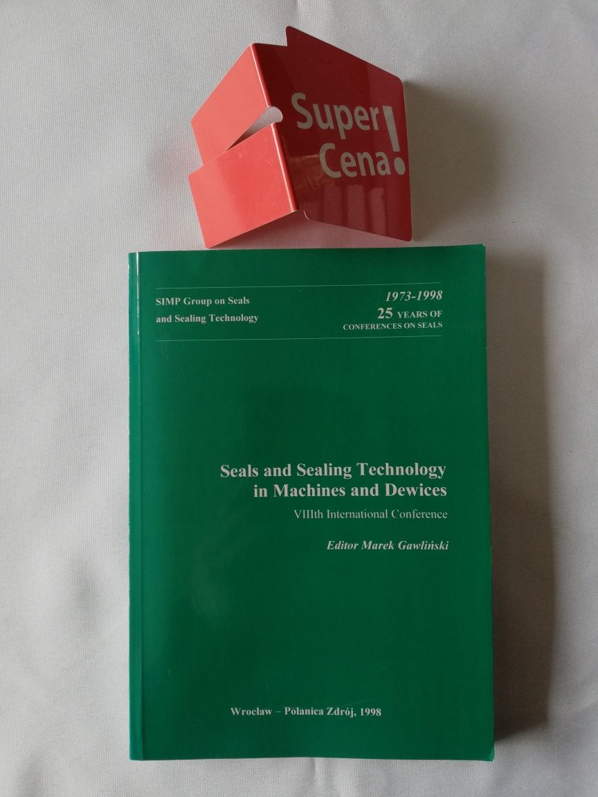 książka "seals and sealing technology in machines and dewices" anglik