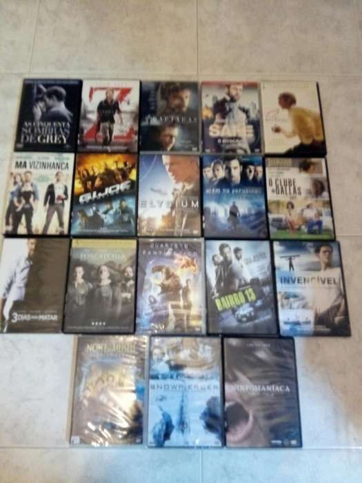 35 dvds recentes originais novos, usados e até selados